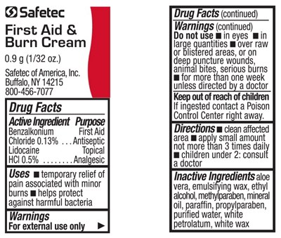 Label (First Aid And Burn Cream)
